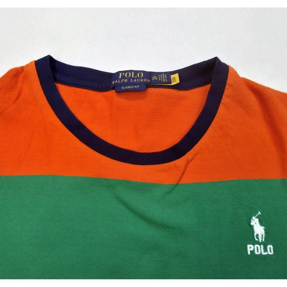 Polo Ralph Lauren Shirt Mens 2XL Classic Fit Multi Colored LIMITED USE T-Shirt